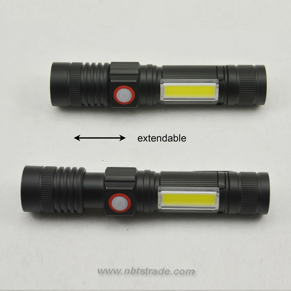 Multi Function Aluminium Casing Strong LED Flashlight